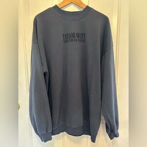 Taylor Swift The Eras Tour Blue Crewneck - Large